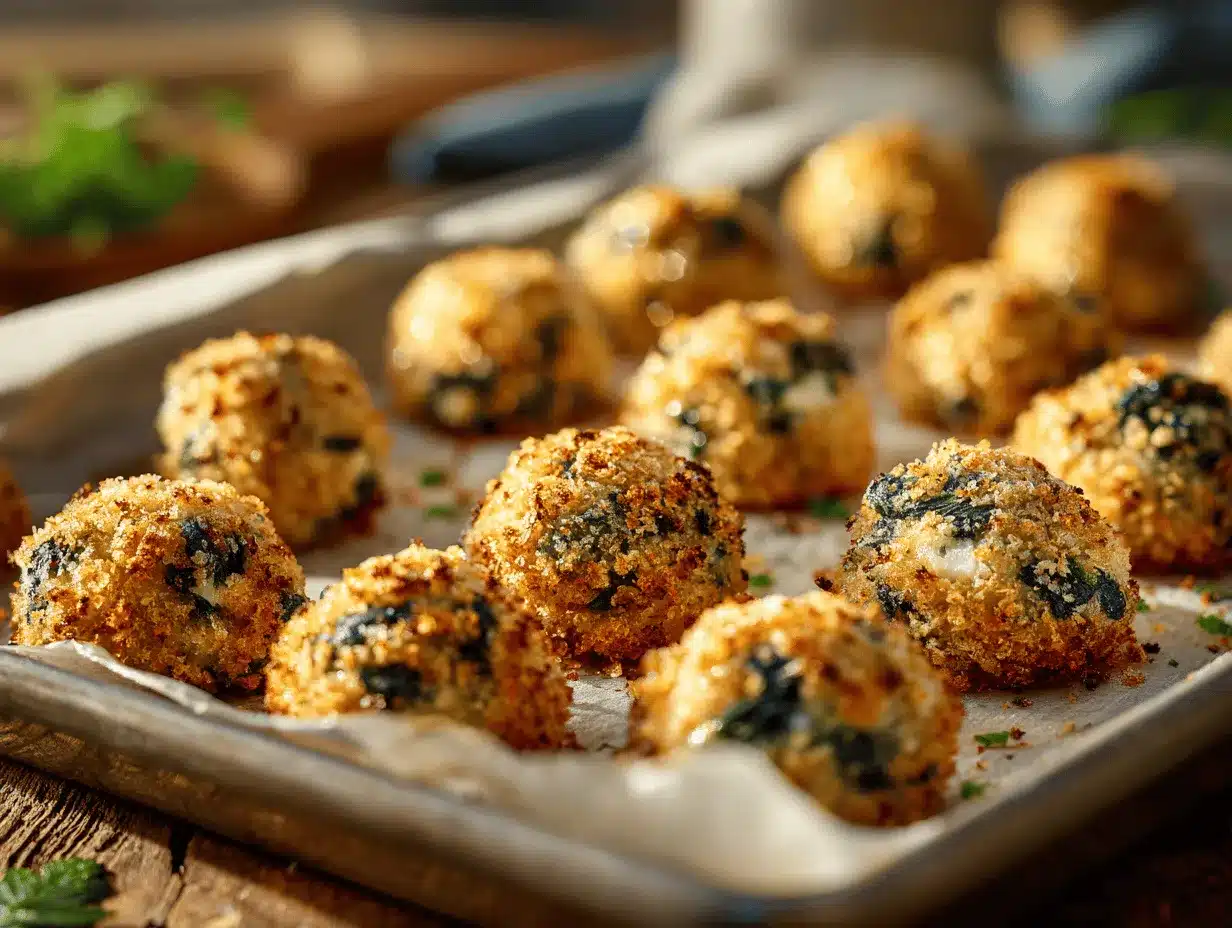 spinach ricotta bites preparation steps