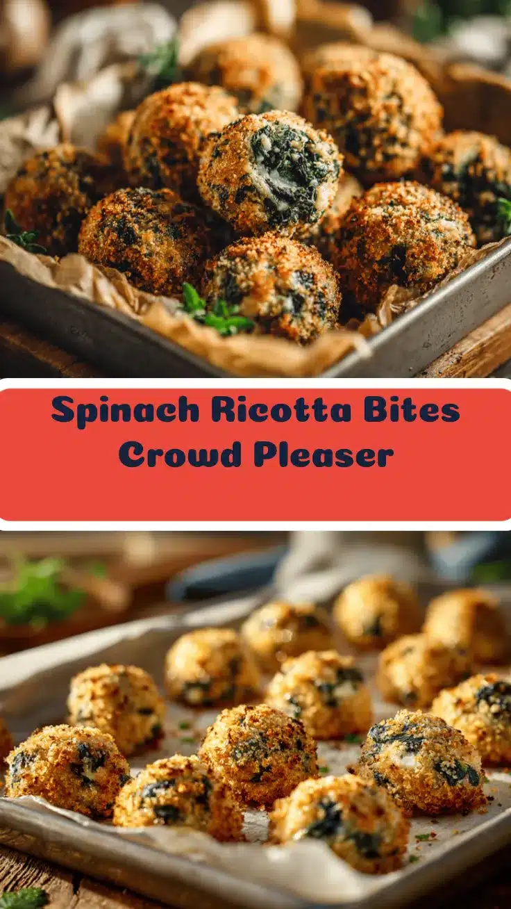 spinach ricotta bites recipe