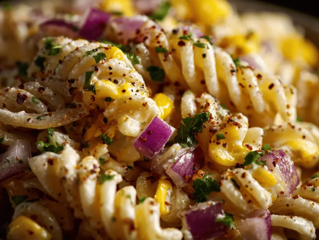 street corn pasta salad - featured image