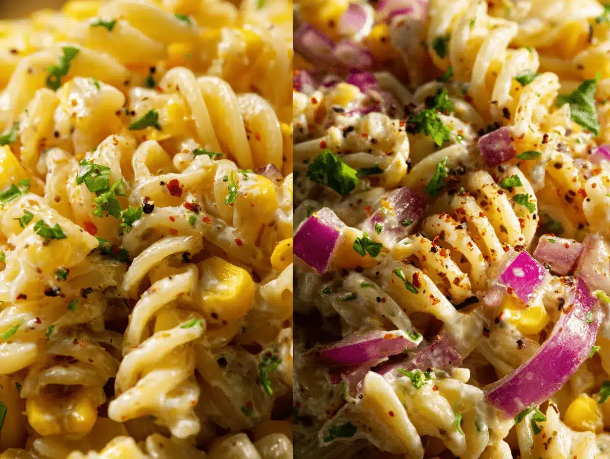 street corn pasta salad preparation steps