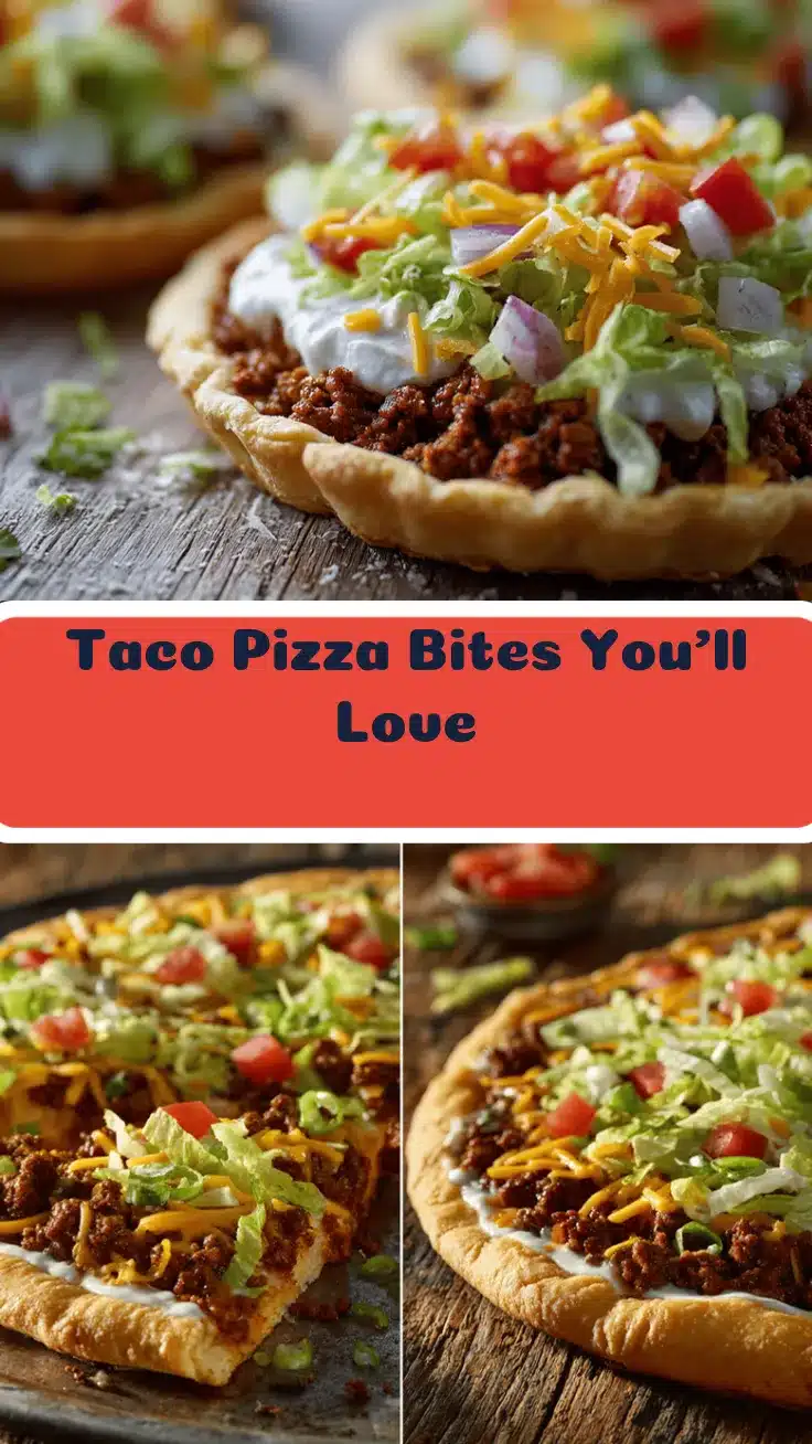 taco pizza appetizer recipe