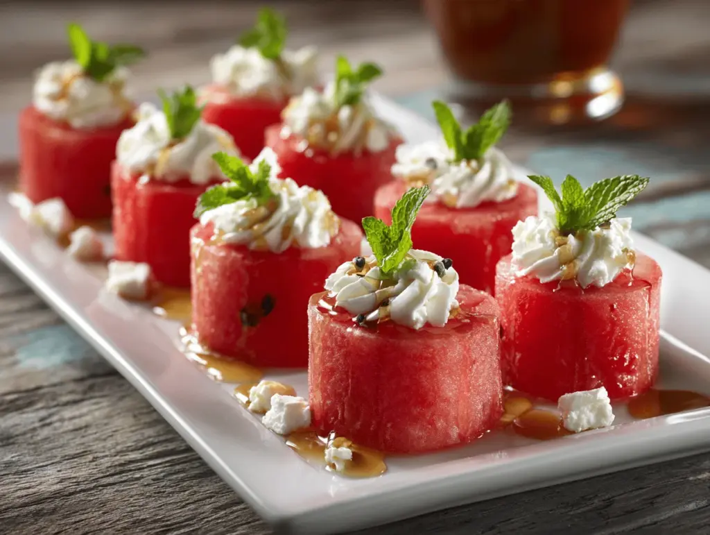watermelon feta bites - featured image