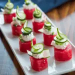 Watermelon Goat Cheese Appetizer - featured image