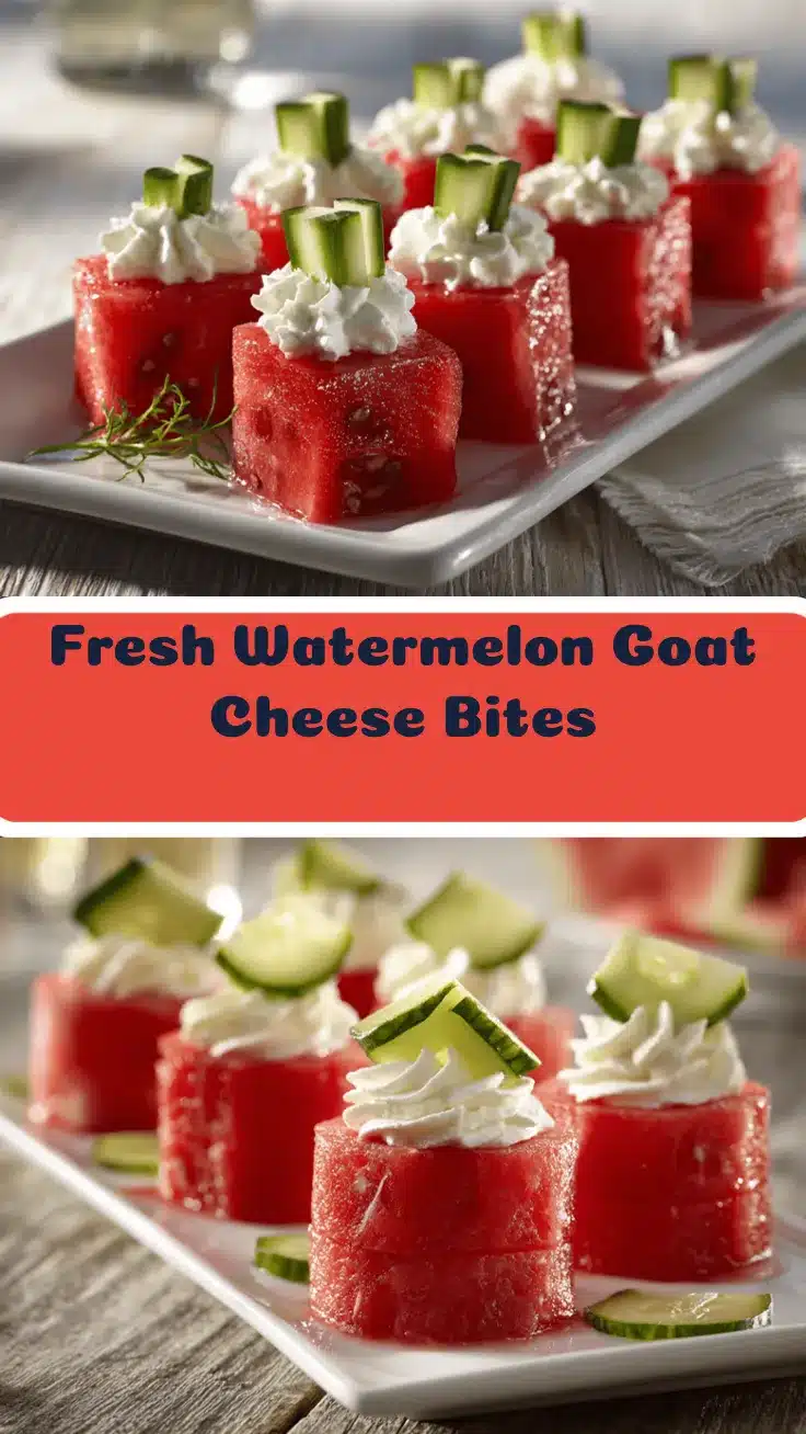watermelon goat cheese appetizer recipe