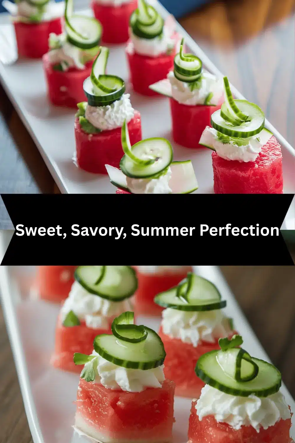 Watermelon Goat Cheese Appetizer recipe