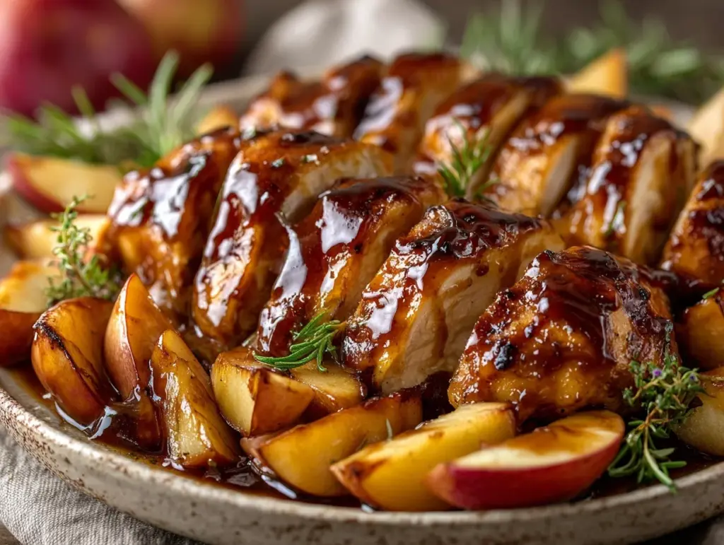Apple Cider Glazed Chicken - featured image