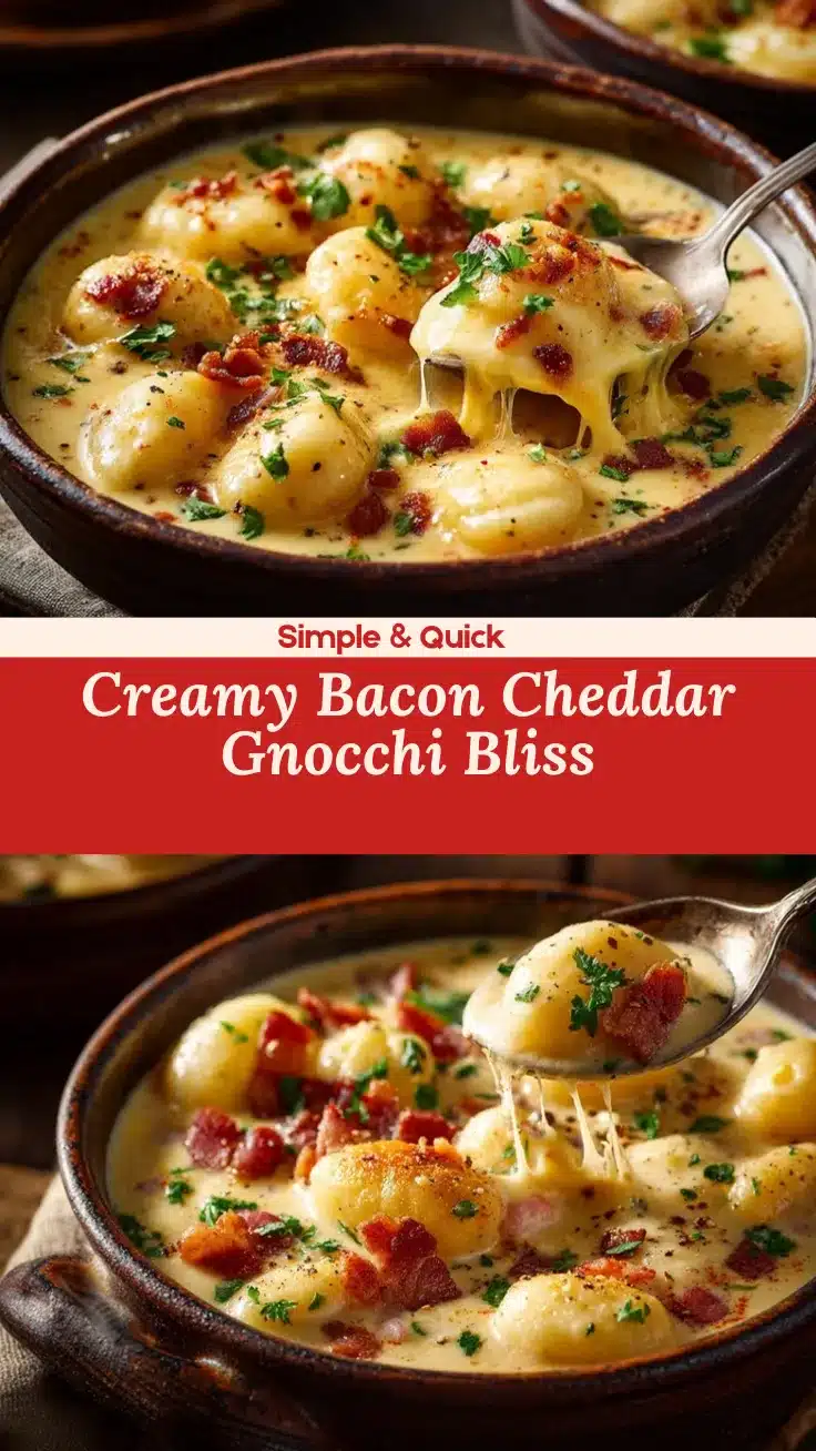 bacon cheddar gnocchi soup recipe