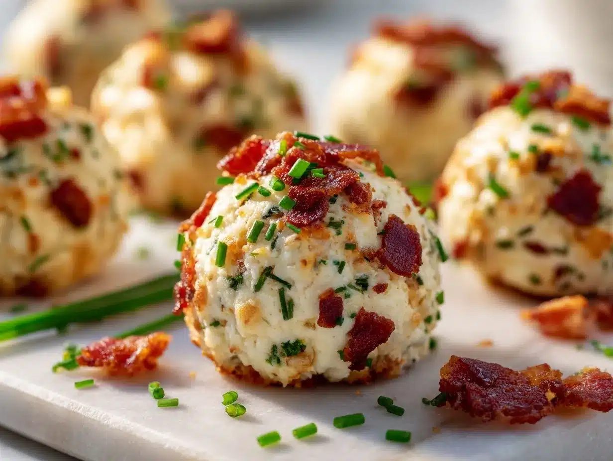 bacon ranch cheeseballs preparation steps