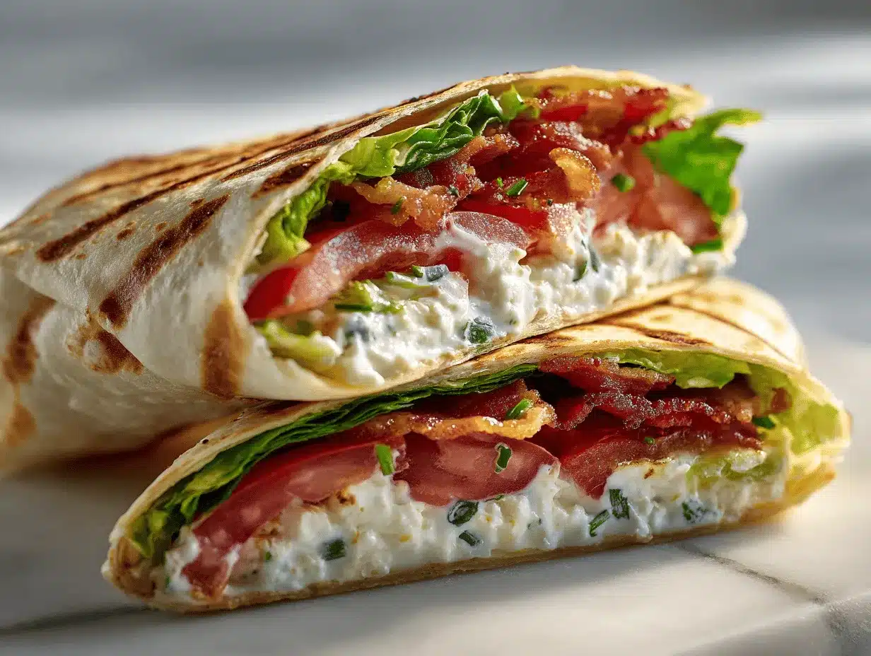 bacon ranch cottage cheese wraps preparation steps