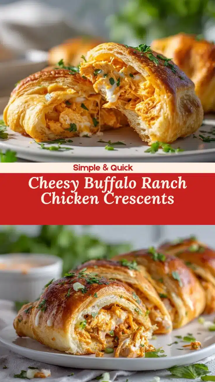 Buffalo Ranch Chicken Crescent Rolls recipe