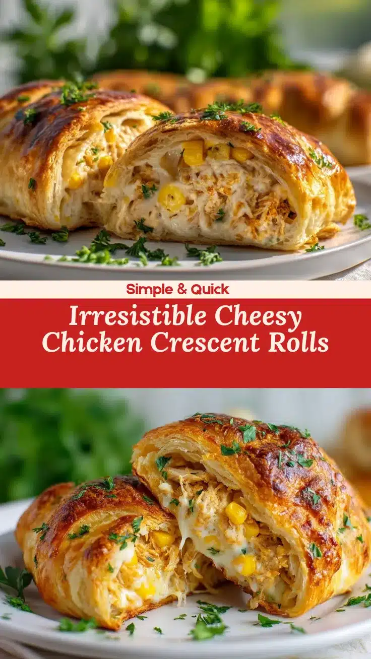 cheesy chicken crescent rolls recipe