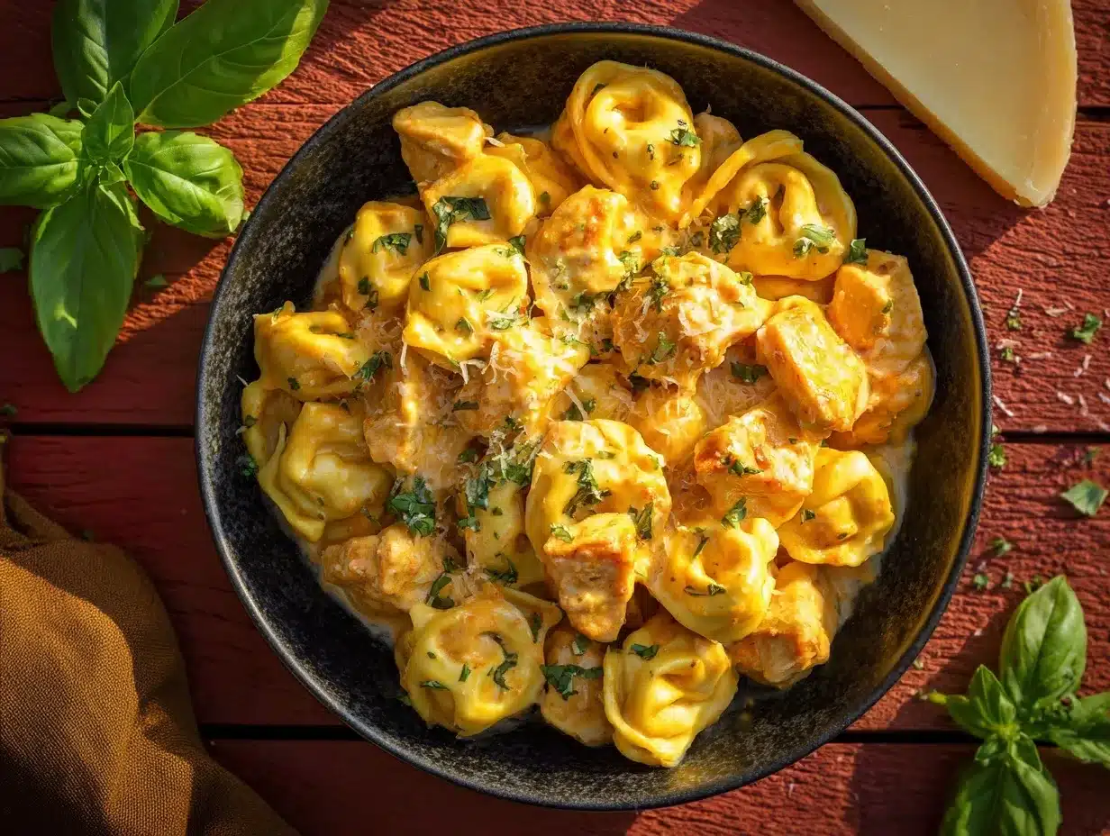 chicken tortellini crockpot recipe preparation steps