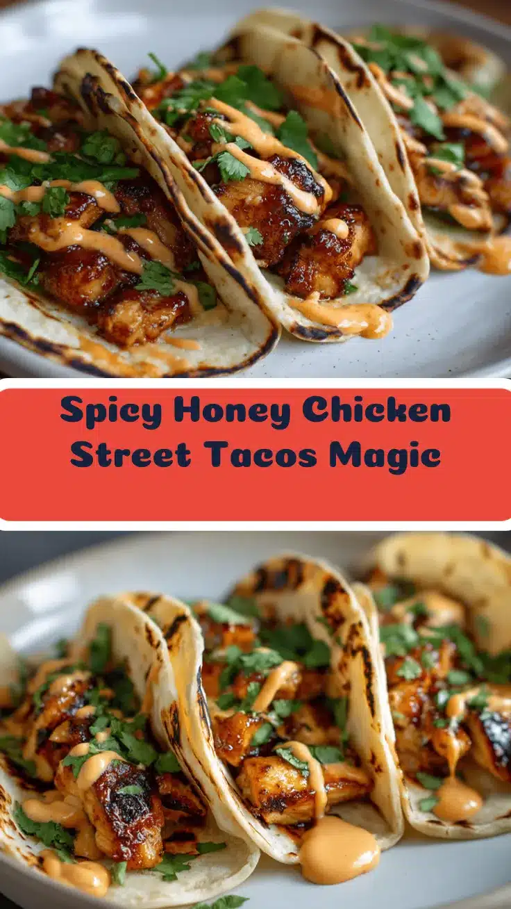 chipotle honey chicken street tacos recipe