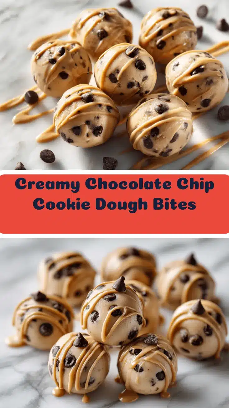 chocolate chip cookie dough Greek yogurt bites recipe