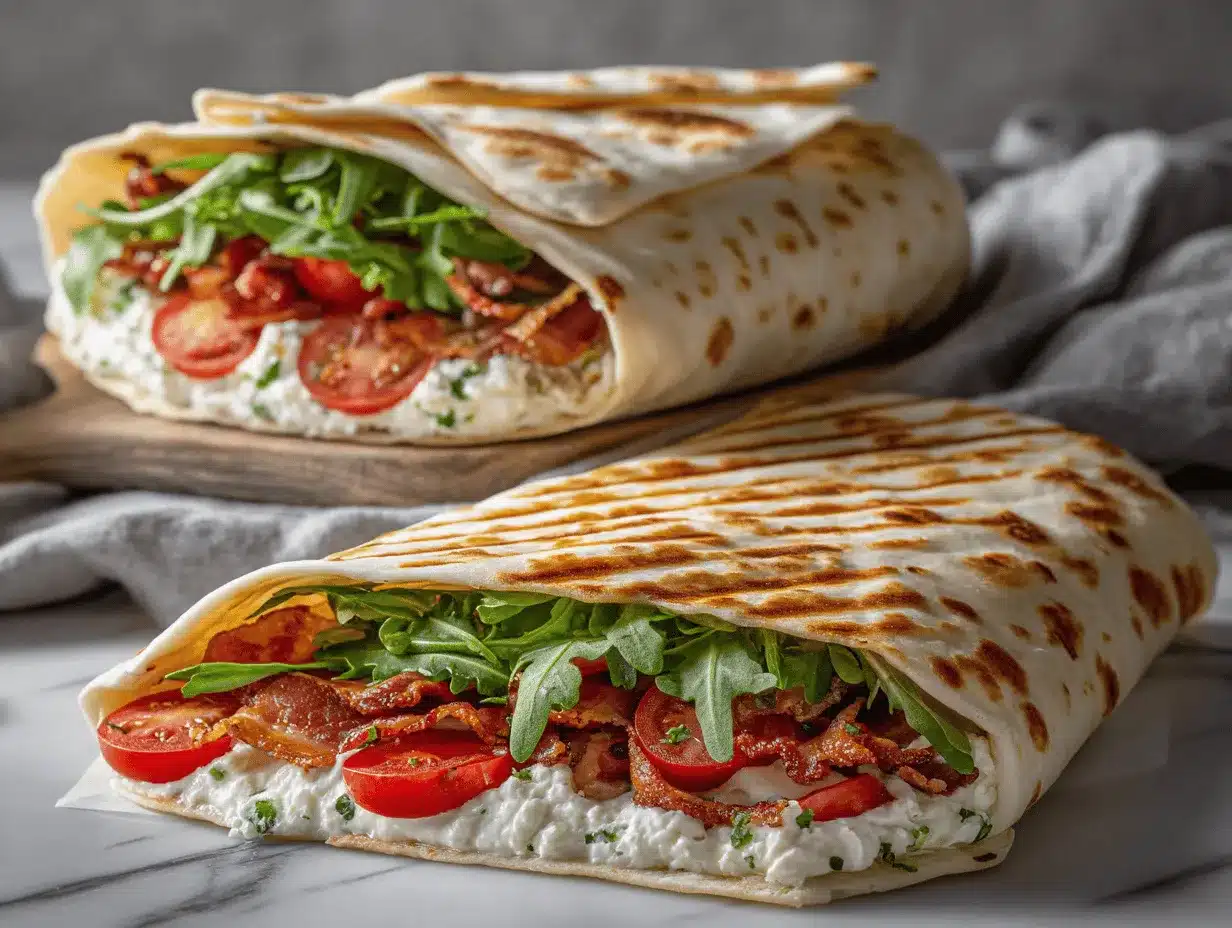 cottage cheese wraps preparation steps
