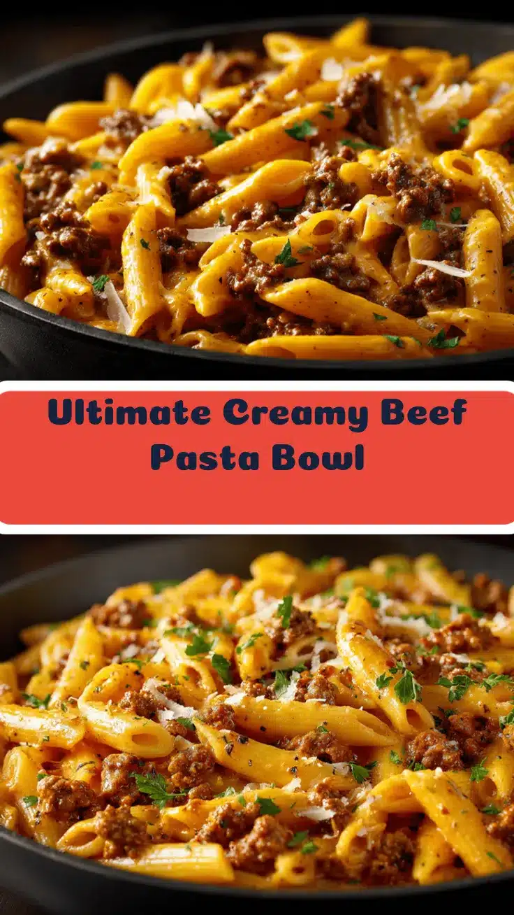 creamy beef pasta recipe