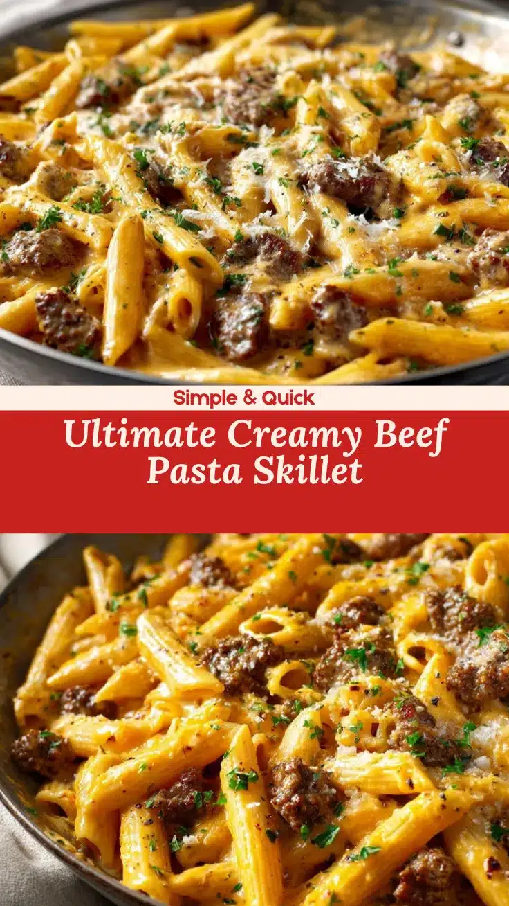 creamy beef pasta recipe