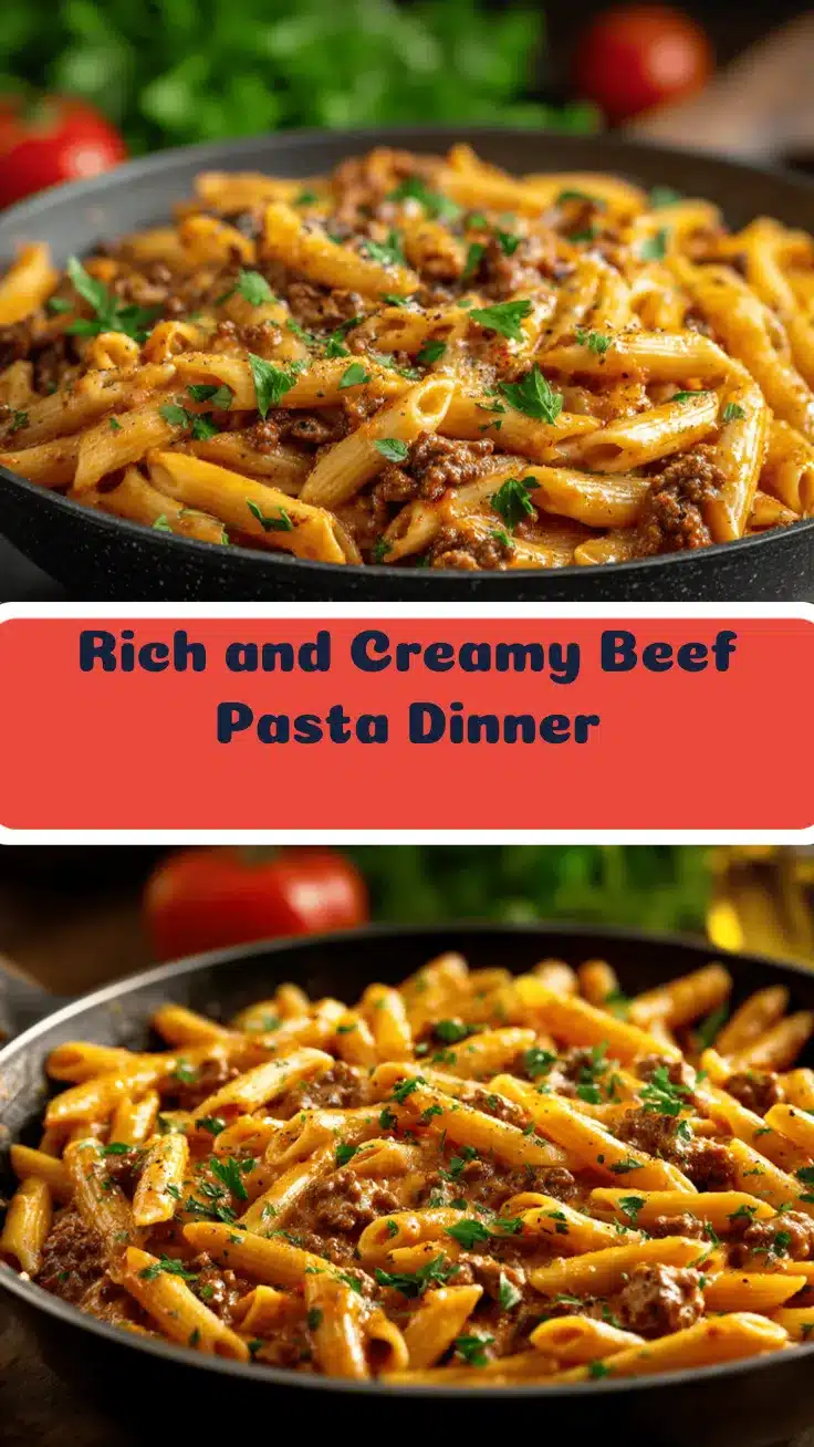 creamy beef pasta recipe