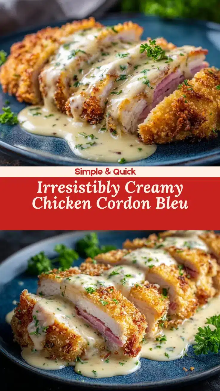creamy chicken cordon bleu recipe