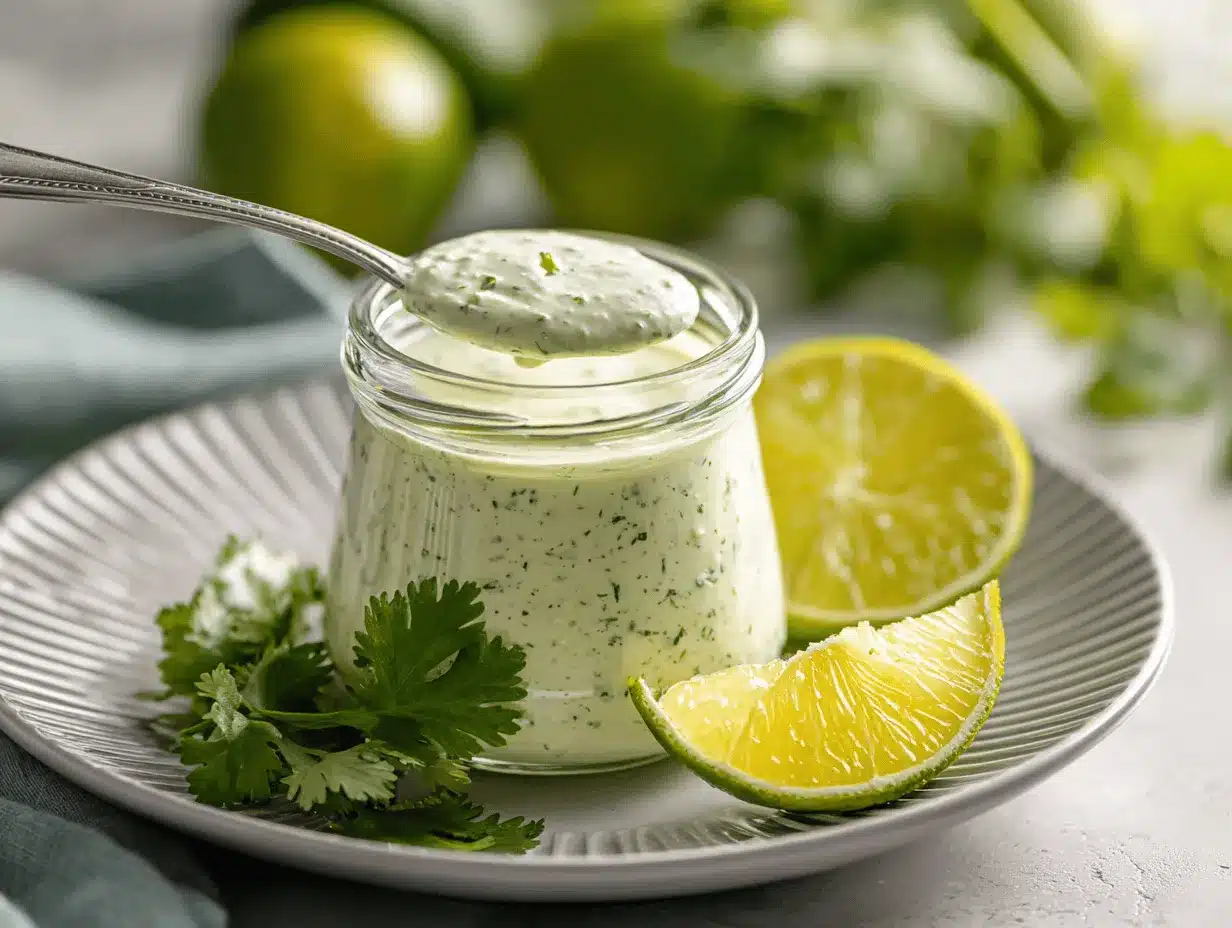 creamy cilantro lime ranch dip preparation steps