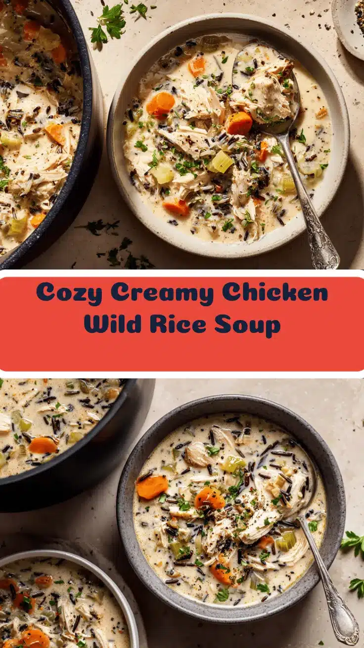 creamy crockpot chicken wild rice soup recipe