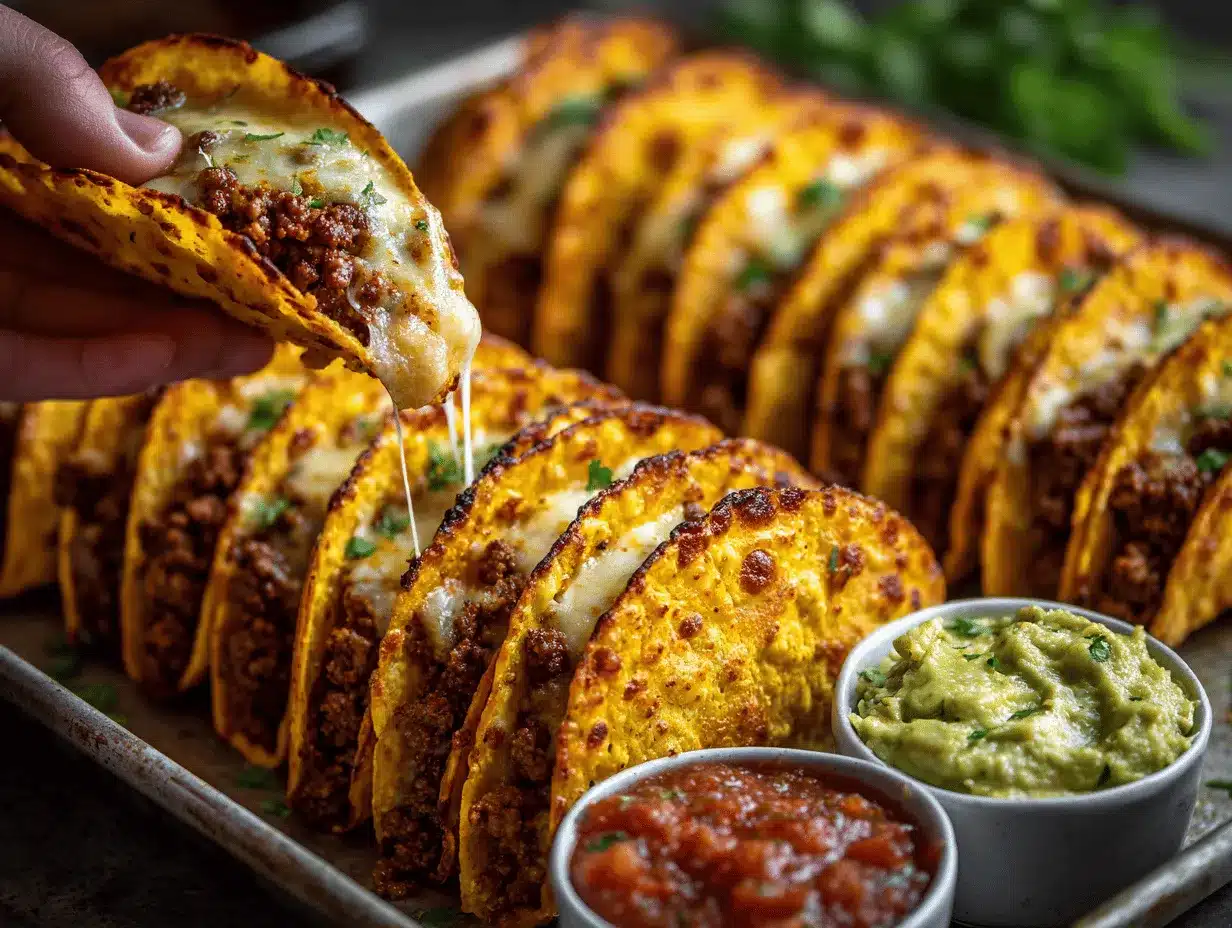 crispy beef tacos preparation steps