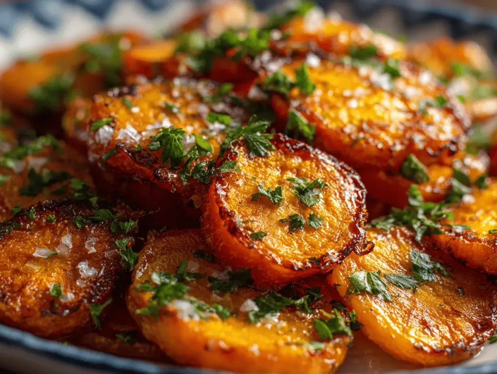 crispy smashed carrots - featured image