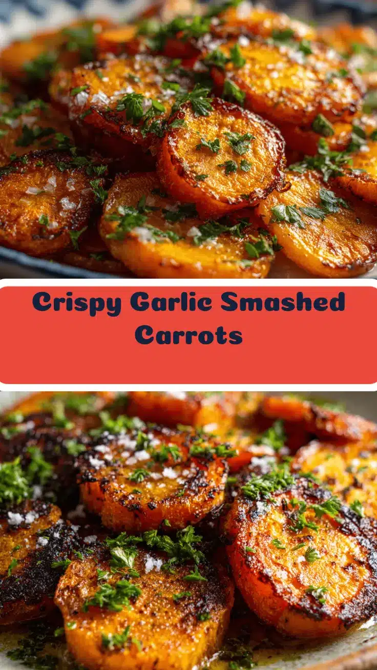 crispy smashed carrots recipe