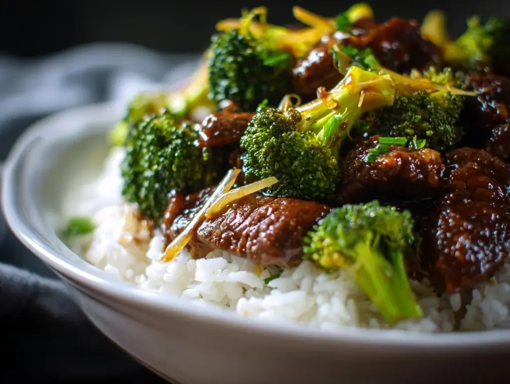 crock pot beef and broccoli - featured image