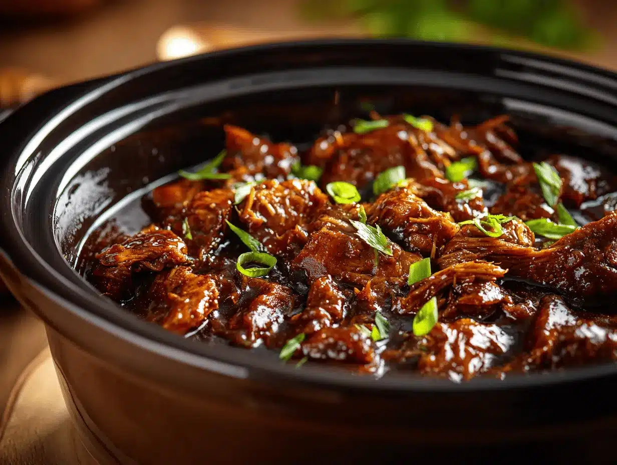 Crock Pot Bourbon Chicken preparation steps