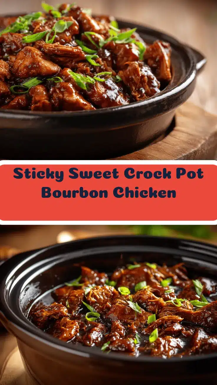 Crock Pot Bourbon Chicken recipe