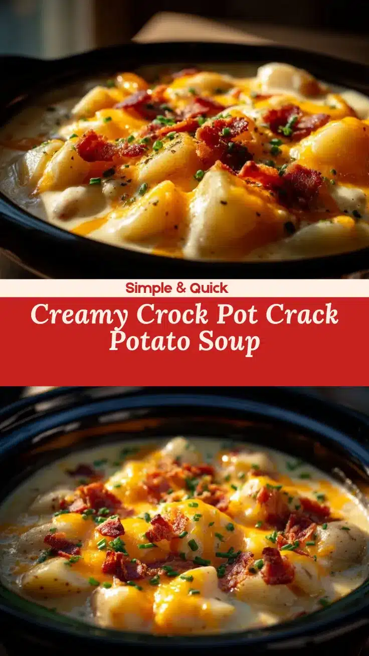 crock pot crack potato soup recipe