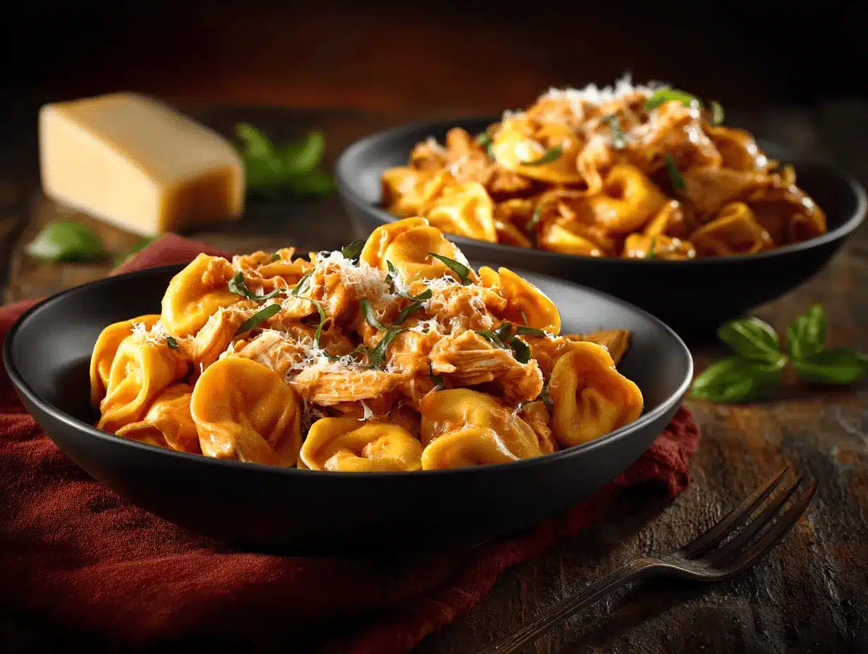 CrockPot chicken tortellini preparation steps