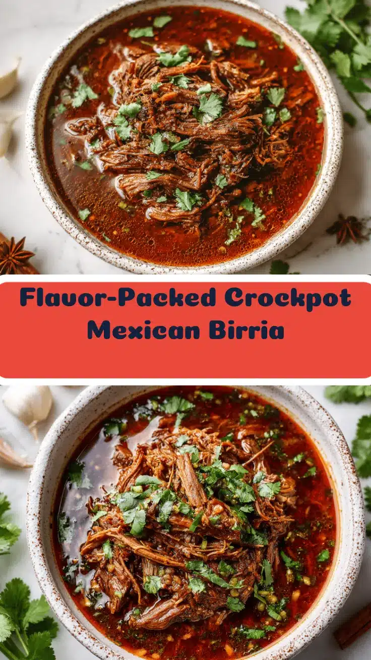 crockpot Mexican beef birria recipe