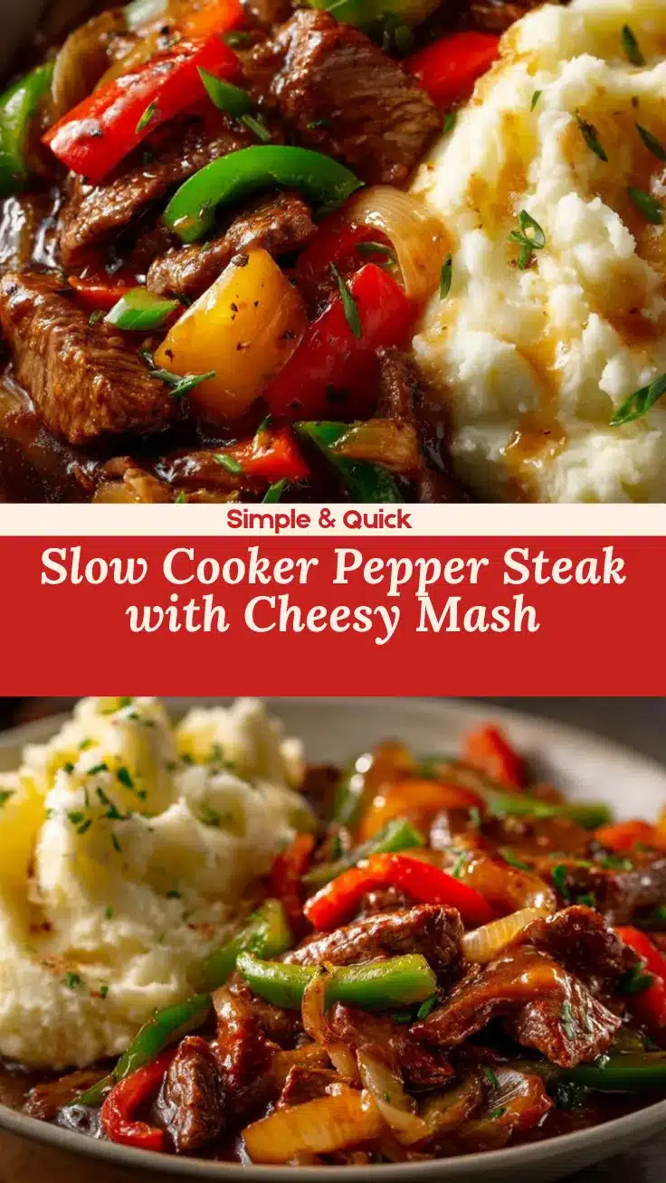 Crockpot Pepper Steak recipe