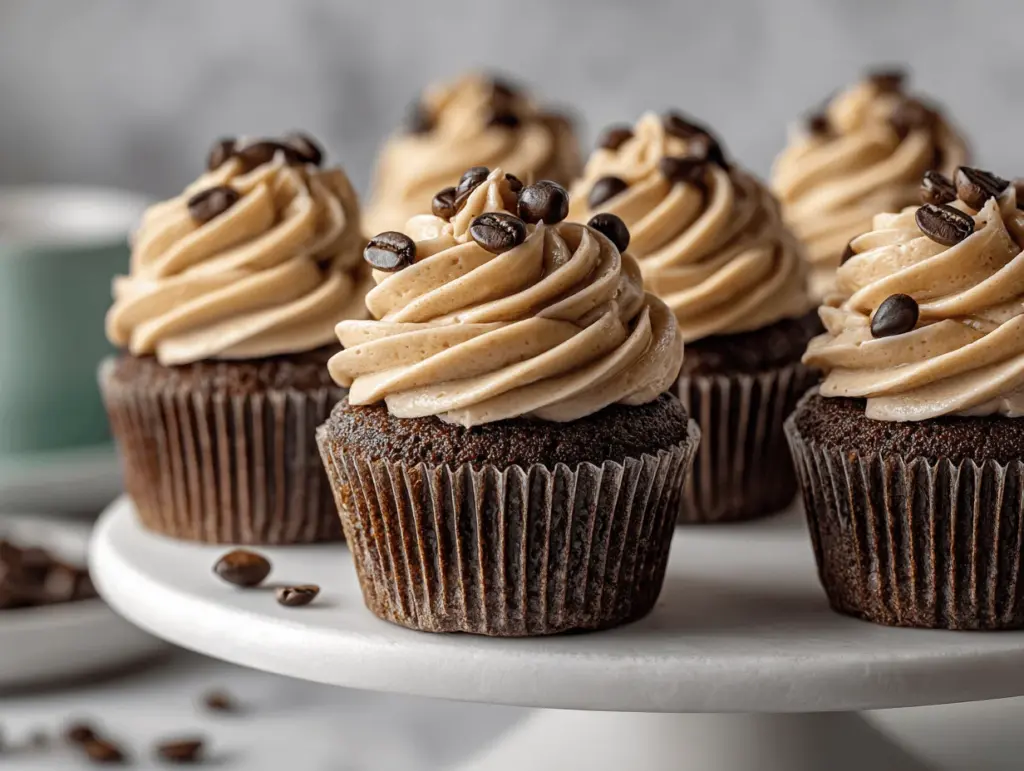 espresso brownie cupcakes - featured image