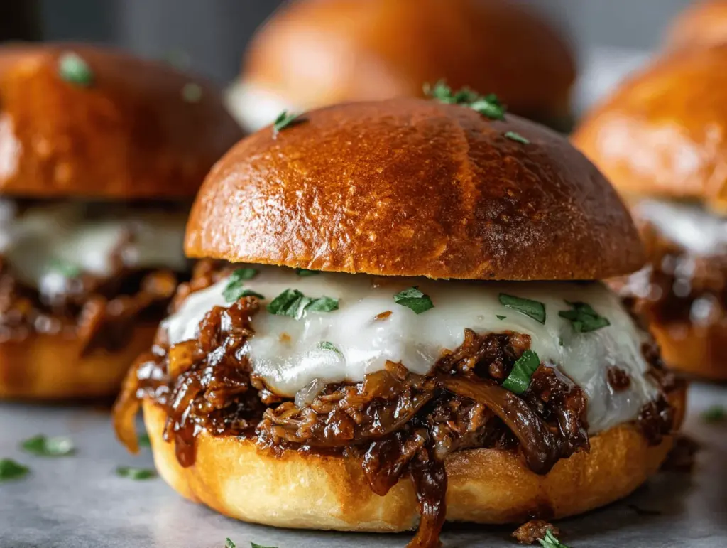 French Onion Beef Sloppy Joes - featured image