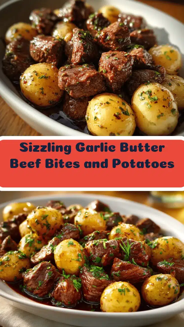garlic butter beef bites recipe