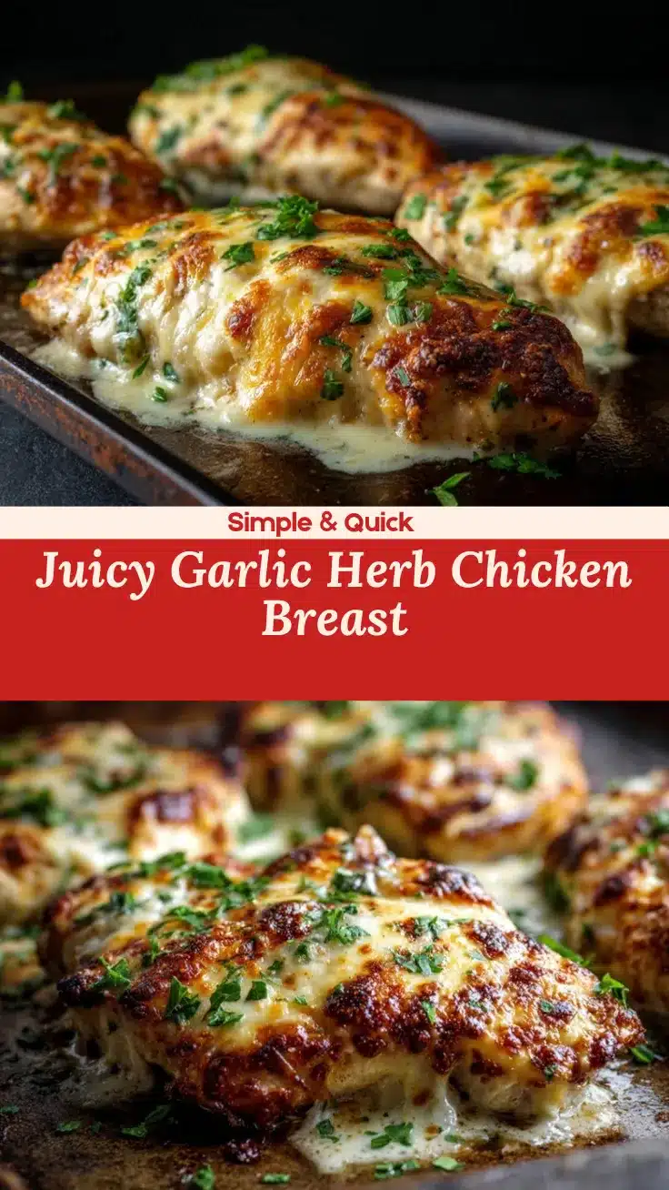 garlic herb chicken breast recipe