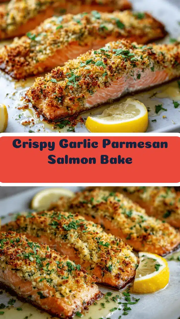 garlic parmesan crusted salmon recipe