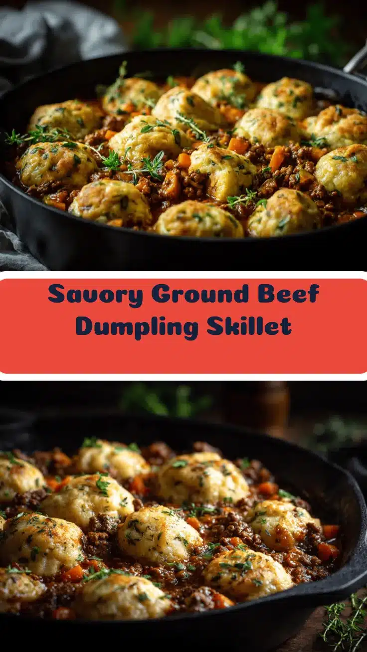 ground beef and dumplings recipe