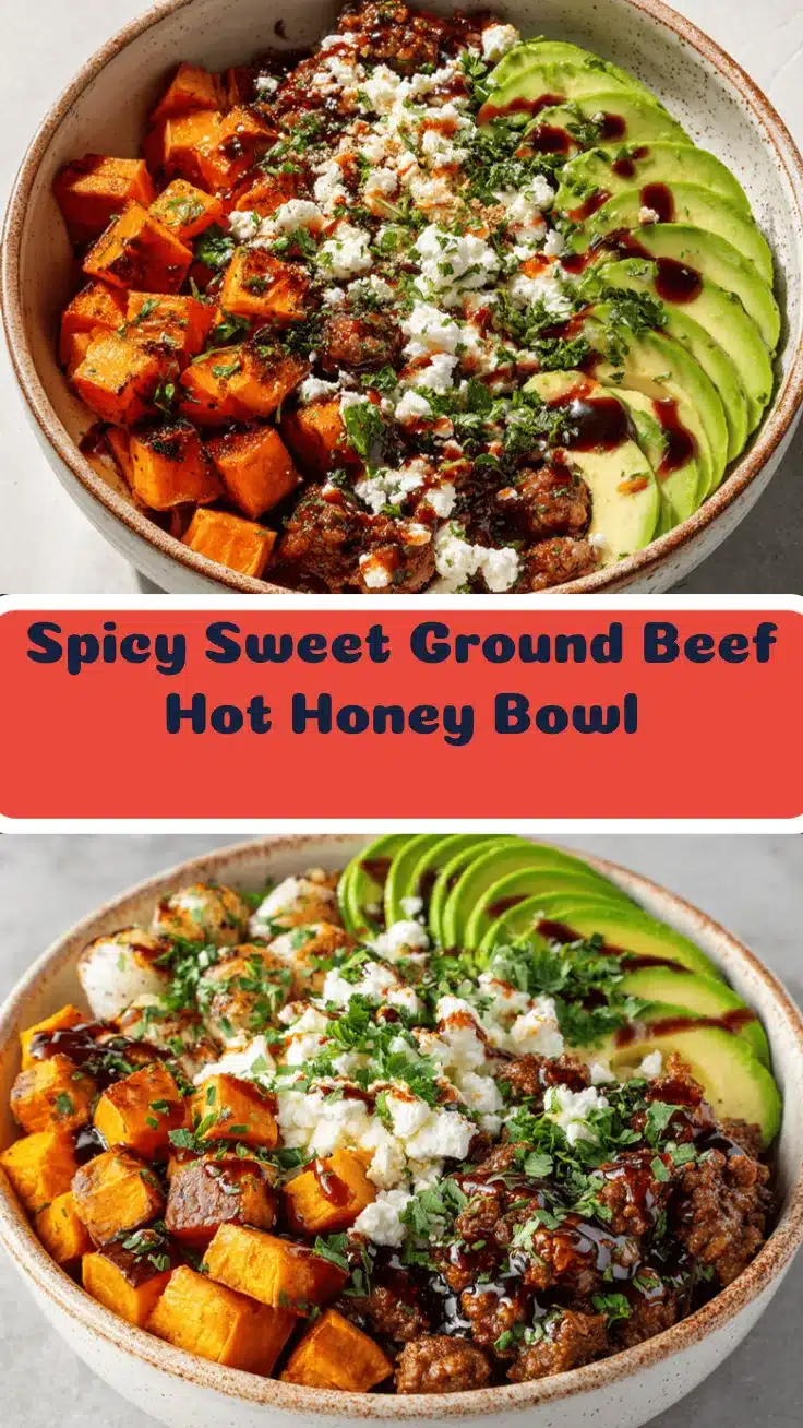 ground beef hot honey bowl recipe