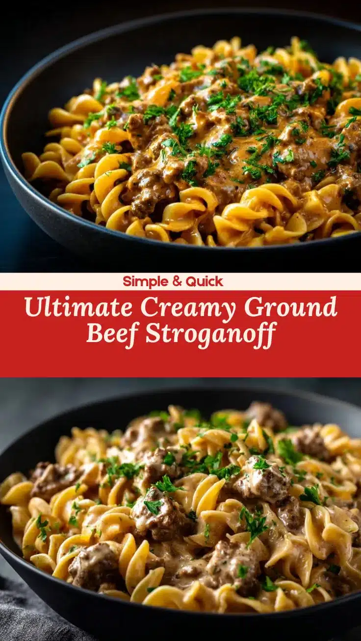 ground beef stroganoff recipe