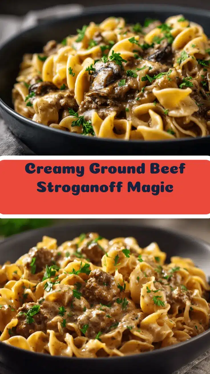ground beef stroganoff recipe