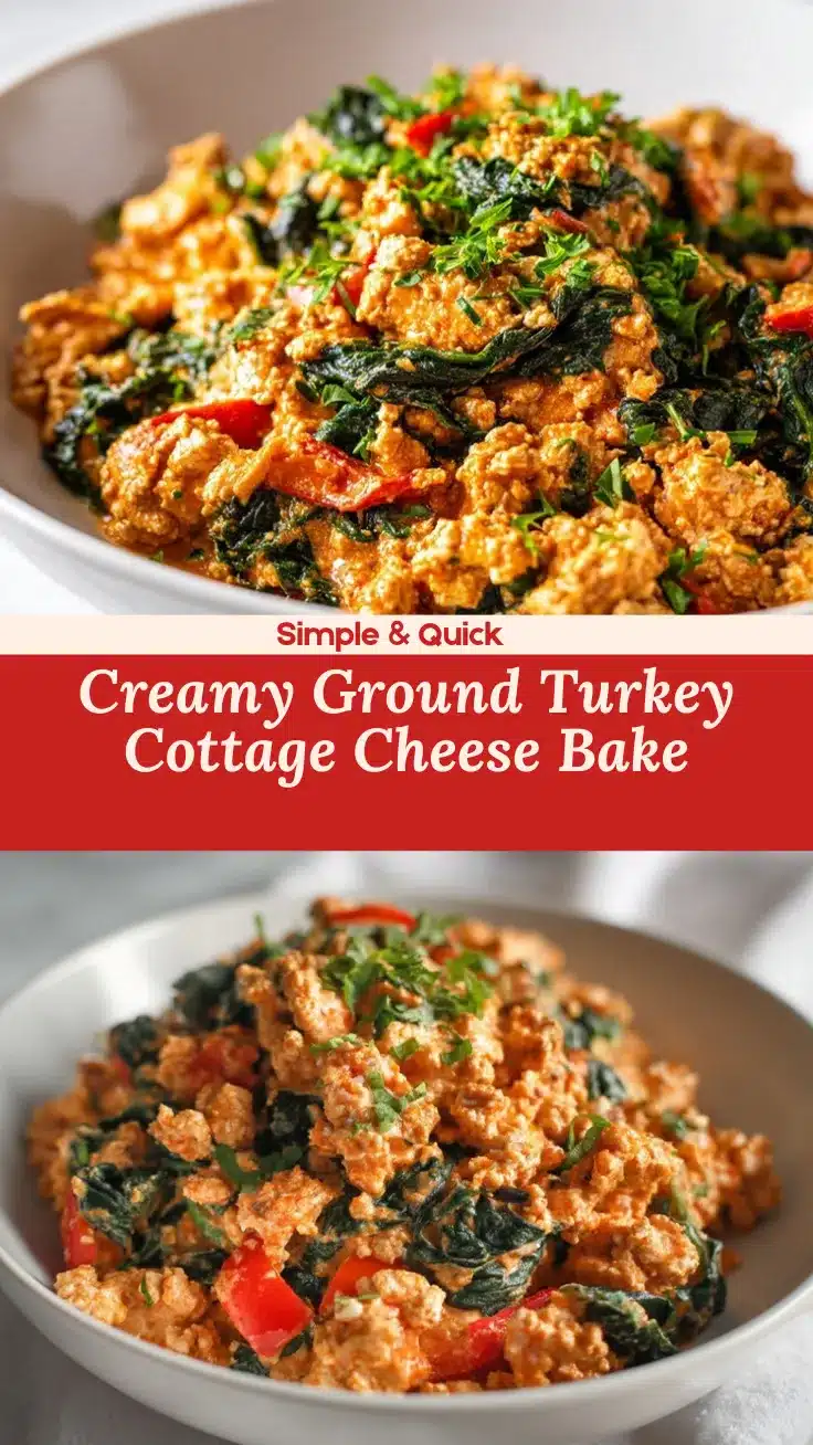 ground turkey cottage cheese casserole recipe