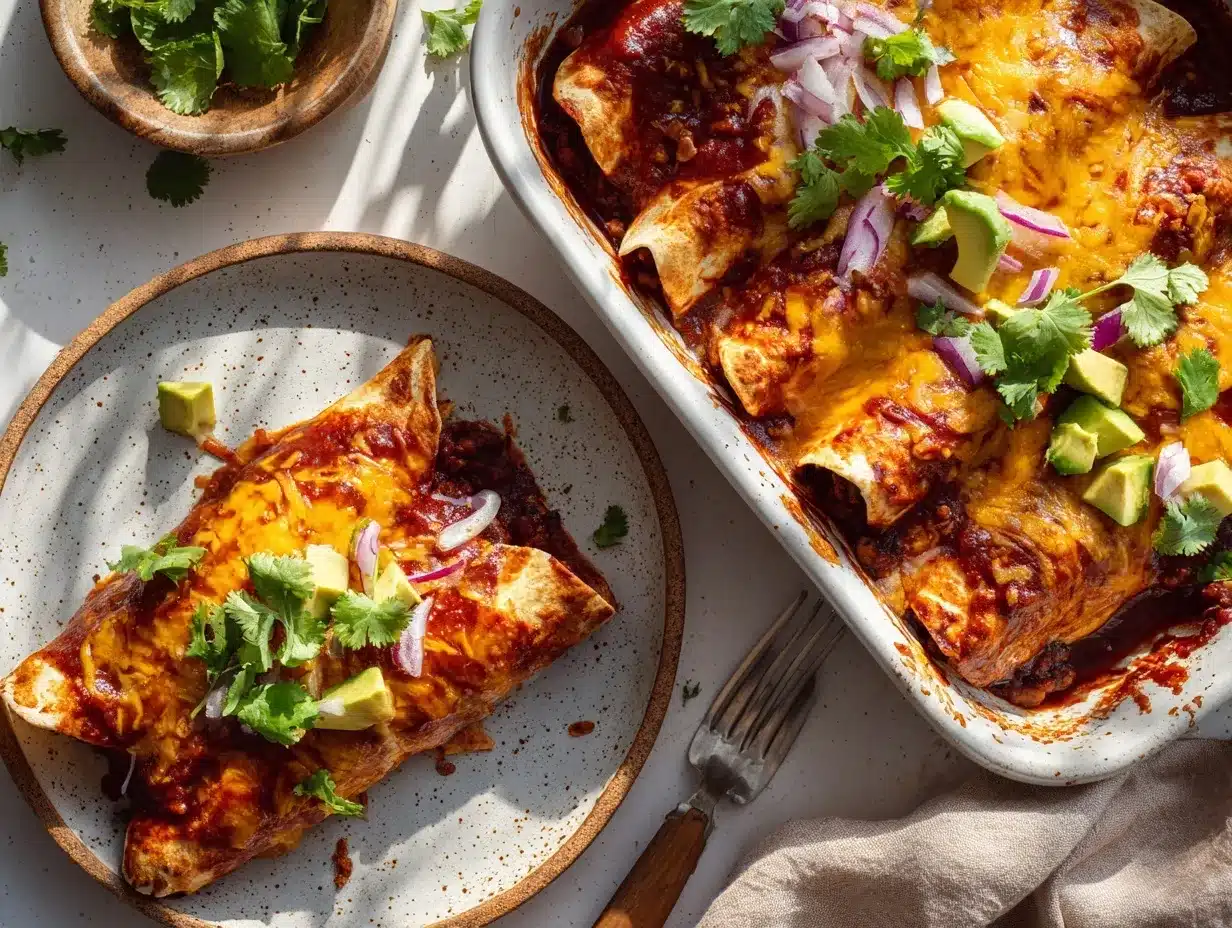 ground turkey enchilada casserole preparation steps