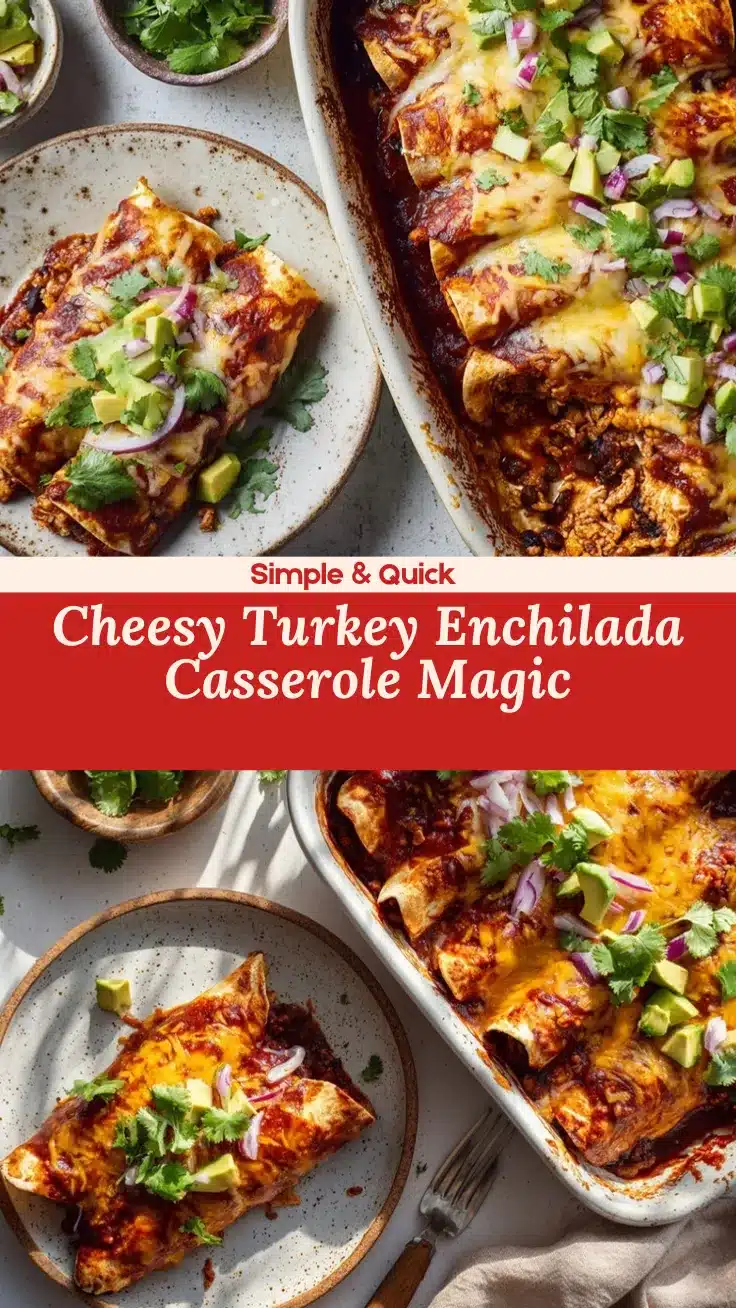 ground turkey enchilada casserole recipe