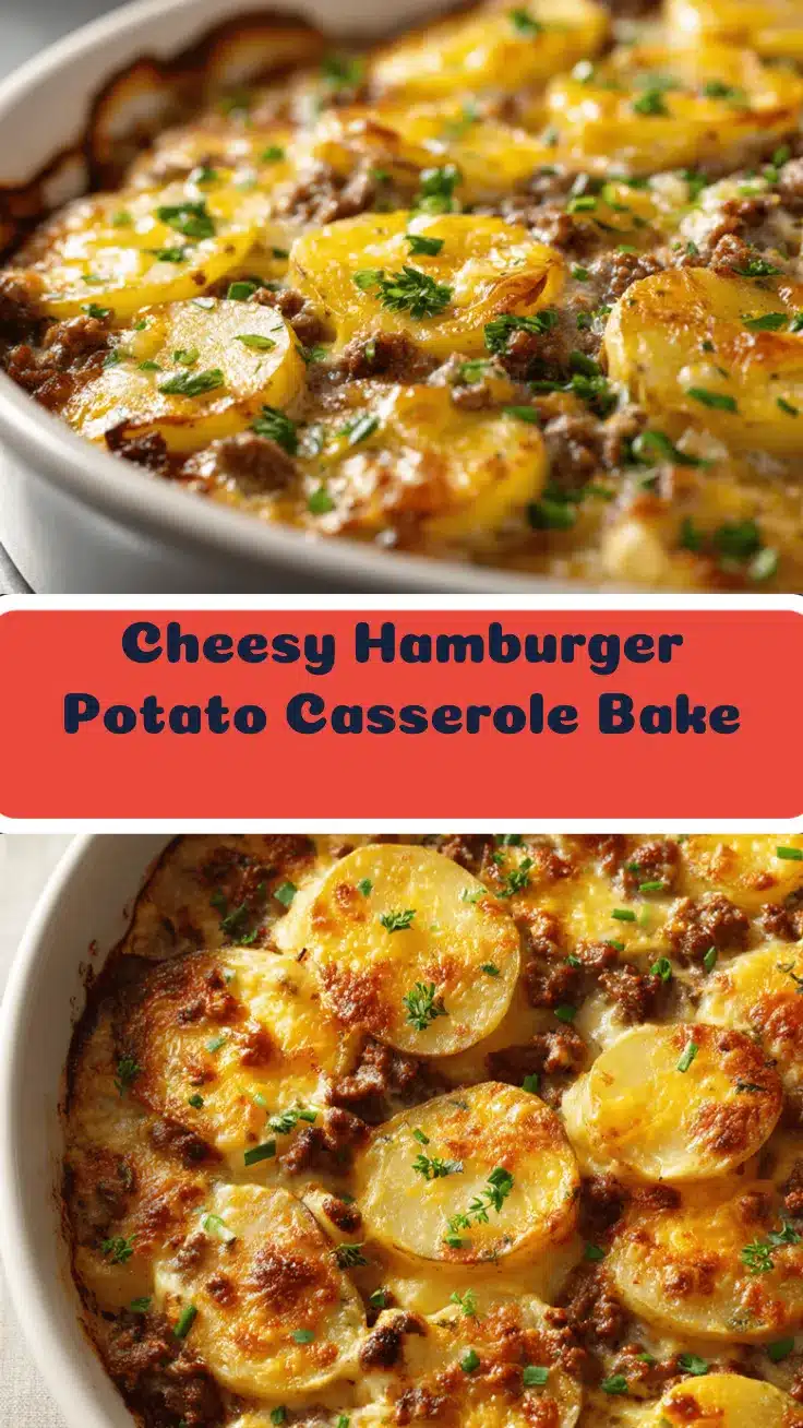 hamburger potato casserole bake recipe