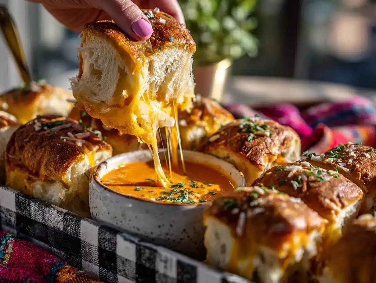 Hawaiian roll grilled cheese sliders preparation steps