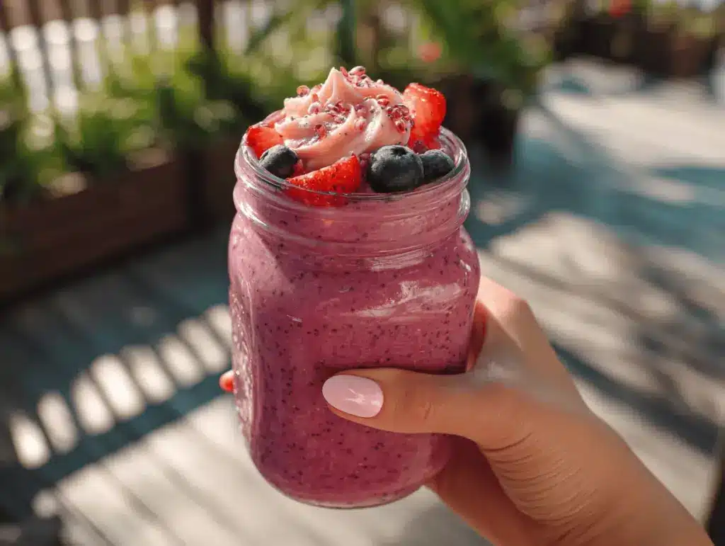 healthy smoothie bowl recipe - featured image